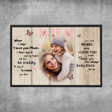 Personalized Poster - Love you, Mum