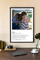 Personalized Poster - Definition Mum