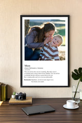 Personalized Poster - Definition Mum