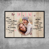 Personalized Poster - Love you, Mum