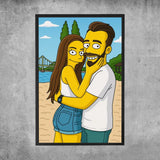 Personalised poster - Portrait in Cartoon-Style
