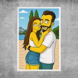 Personalised poster - Portrait in Cartoon-Style