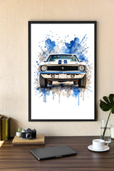 Personalised poster - Watercolour Car