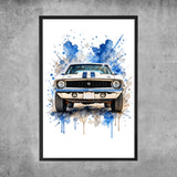Personalised poster - Watercolour Car