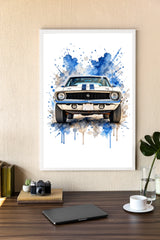 Personalised poster - Watercolour Car