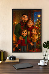 Personalised poster - Christmas Portrait