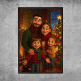 Personalised poster - Christmas Portrait