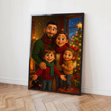 Personalised poster - Christmas Portrait