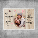 Personalized Poster - Love you, Mum