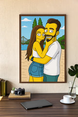 Personalised poster - Portrait in Cartoon-Style