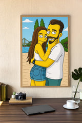 Personalised poster - Portrait in Cartoon-Style